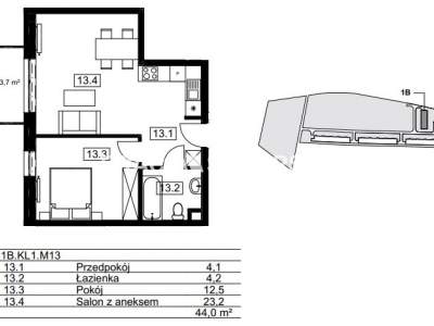         Flats for Sale, Kraków, Agatowa | 45 mkw