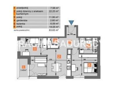         Apartamentos para Alquilar, Kraków, Os. Piastów | 63 mkw