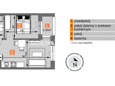         Квартиры для Продажа, Kraków, Os. Piastów | 36 mkw