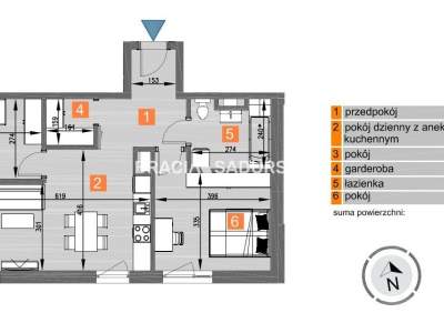         Apartamentos para Alquilar, Kraków, Os. Piastów | 63 mkw