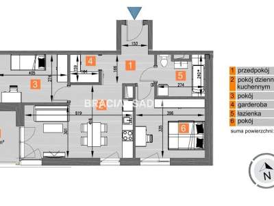         Apartamentos para Alquilar, Kraków, Os. Piastów | 34 mkw