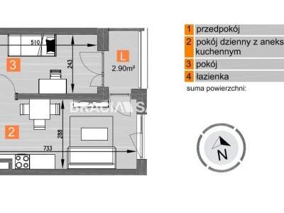         Квартиры для Продажа, Kraków, Os. Piastów | 41 mkw