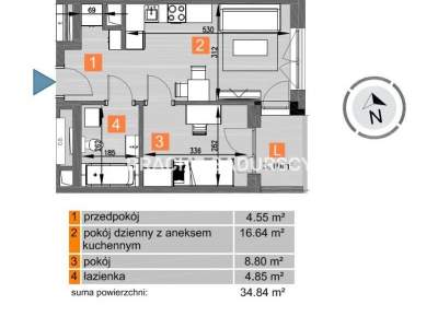         Apartamentos para Alquilar, Kraków, Os. Piastów | 34 mkw