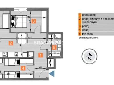         Flats for Sale, Kraków, Os. Piastów | 66 mkw