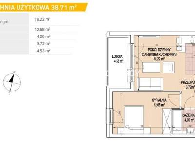         Apartamentos para Alquilar, Kraków, Kamieńskiego - Okolice | 38 mkw