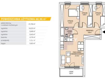         Apartamentos para Alquilar, Kraków, Kamieńskiego - Okolice | 68 mkw