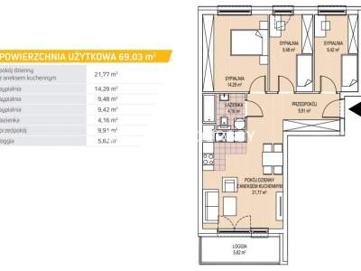         Apartamentos para Alquilar, Kraków, Kamieńskiego - Okolice | 69 mkw