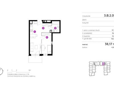         Apartamentos para Alquilar, Kraków, Rydlówka | 38 mkw