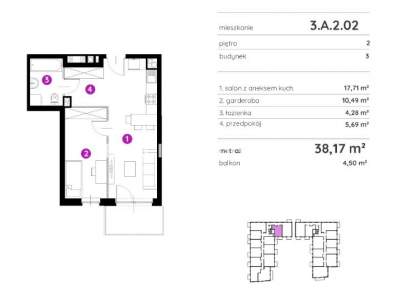         Apartamentos para Alquilar, Kraków, Rydlówka | 38 mkw