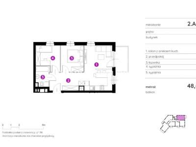         Apartamentos para Alquilar, Kraków, Rydlówka | 48 mkw