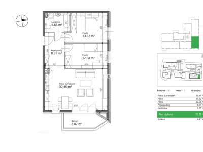         Flats for Sale, Kraków, Armii Krajowej - Okolice | 70 mkw