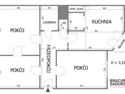         Flats for Sale, Kraków, Prądnicka | 98 mkw