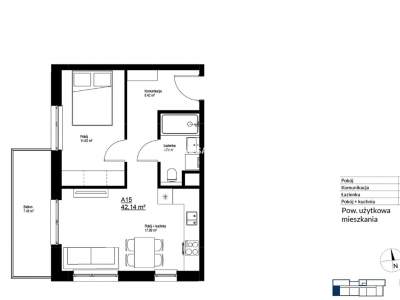         Apartamentos para Alquilar, Kraków, Bieżanów | 42 mkw