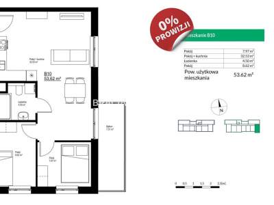         Flats for Sale, Kraków, Bieżanów | 53 mkw