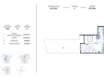         Apartamentos para Alquilar, Kraków, Bunscha | 43 mkw