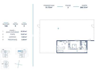         Квартиры для Продажа, Kraków, Bunscha | 51 mkw