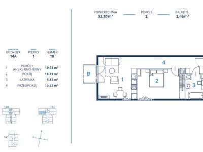         Квартиры для Продажа, Kraków, Bunscha | 52 mkw