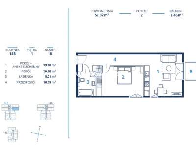         Apartamentos para Alquilar, Kraków, Bunscha | 52 mkw