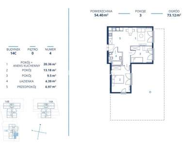         Flats for Sale, Kraków, Ruczaj | 54 mkw