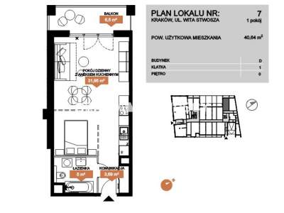         Apartamentos para Alquilar, Kraków, Wita Stwosza | 40 mkw