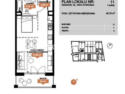         Apartamentos para Alquilar, Kraków, Wita Stwosza | 40 mkw