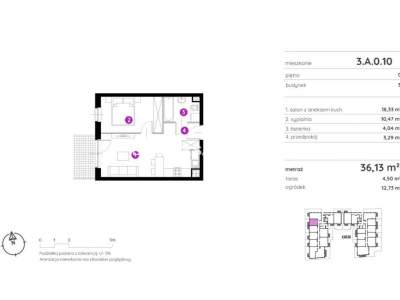         Apartamentos para Alquilar, Kraków, Rydlówka | 36 mkw