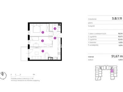         Apartamentos para Alquilar, Kraków, Rydlówka | 51 mkw