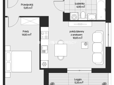         Apartamentos para Alquilar, Kraków, Piasta Kołodzieja | 44 mkw