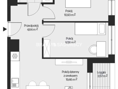         Квартиры для Продажа, Kraków, Piasta Kołodzieja | 48 mkw