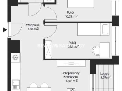         Wohnungen zum Kaufen, Kraków, Piasta Kołodzieja | 48 mkw