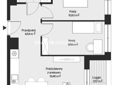         Apartamentos para Alquilar, Kraków, Piasta Kołodzieja | 48 mkw