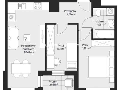         Apartamentos para Alquilar, Kraków, Piasta Kołodzieja | 49 mkw