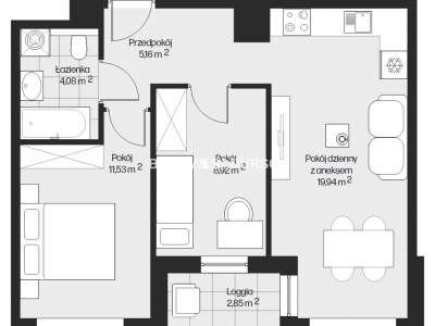         Apartamentos para Alquilar, Kraków, Piasta Kołodzieja | 49 mkw