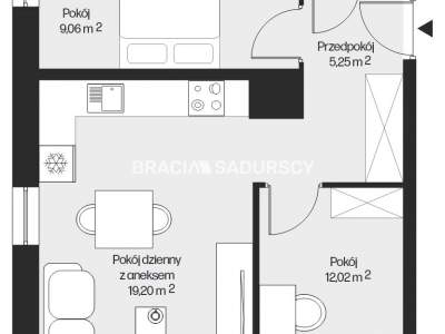         Квартиры для Продажа, Kraków, Piasta Kołodzieja | 49 mkw