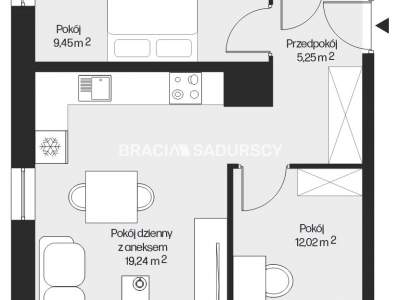         Mieszkania na Sprzedaż, Kraków, Piasta Kołodzieja | 50 mkw