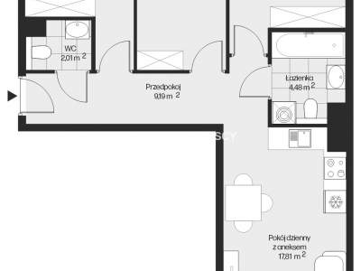         Apartamentos para Alquilar, Kraków, Piasta Kołodzieja | 69 mkw