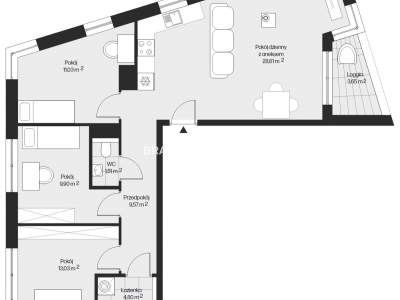         Apartamentos para Alquilar, Kraków, Piasta Kołodzieja | 78 mkw