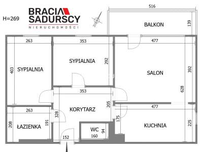         Квартиры для Продажа, Kraków, Podłęska | 66 mkw