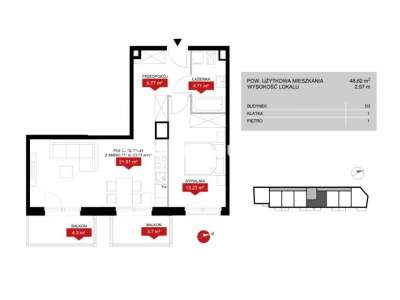         Apartamentos para Alquilar, Krakow, Dąbrowskiego | 48 mkw