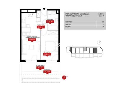         Apartamentos para Alquilar, Krakow, Dąbrowskiego | 48 mkw