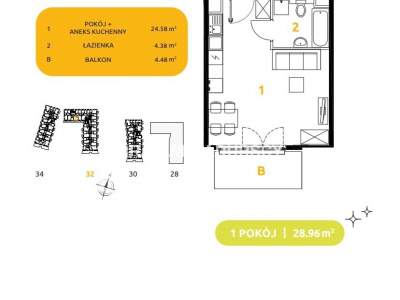         Apartamentos para Alquilar, Kraków, 29 Listopada - Okolice | 28 mkw