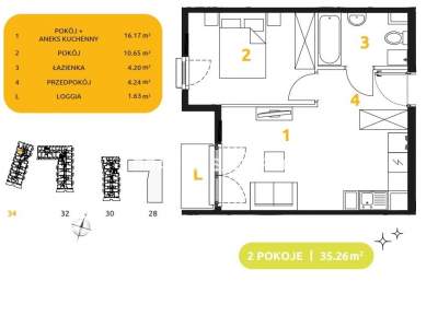         Flats for Sale, Kraków, 29 Listopada - Okolice | 35 mkw