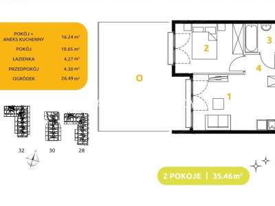         Apartamentos para Alquilar, Kraków, 29 Listopada - Okolice | 35 mkw