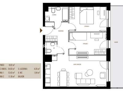         Flats for Sale, Kraków, Wadowicka | 62 mkw