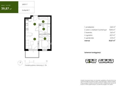         Apartamentos para Alquilar, Kraków, Pękowicka | 39 mkw