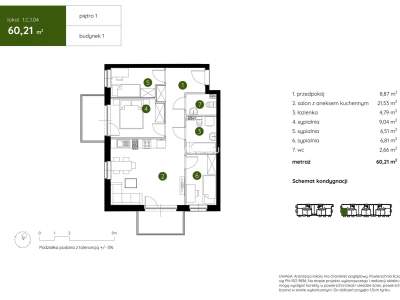         Apartamentos para Alquilar, Kraków, Pękowicka | 60 mkw