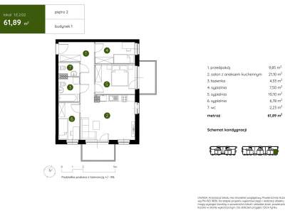         Квартиры для Продажа, Kraków, Pękowicka | 61 mkw