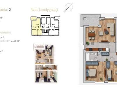         Flats for Sale, Wieliczka (Gw), Dębowa | 65 mkw