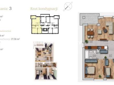         Apartamentos para Alquilar, Wieliczka (Gw), Dębowa | 65 mkw