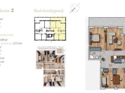         Flats for Sale, Wieliczka (Gw), Dębowa | 85 mkw